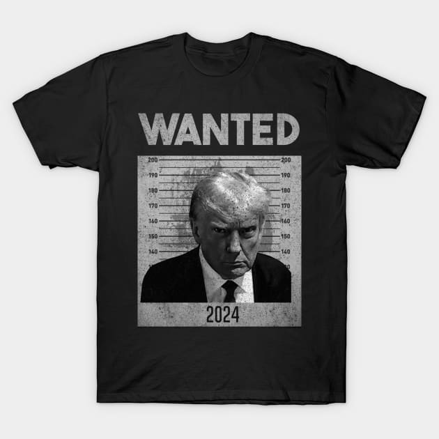 trump mugshot 2024 T-Shirt by Bones Be Homes